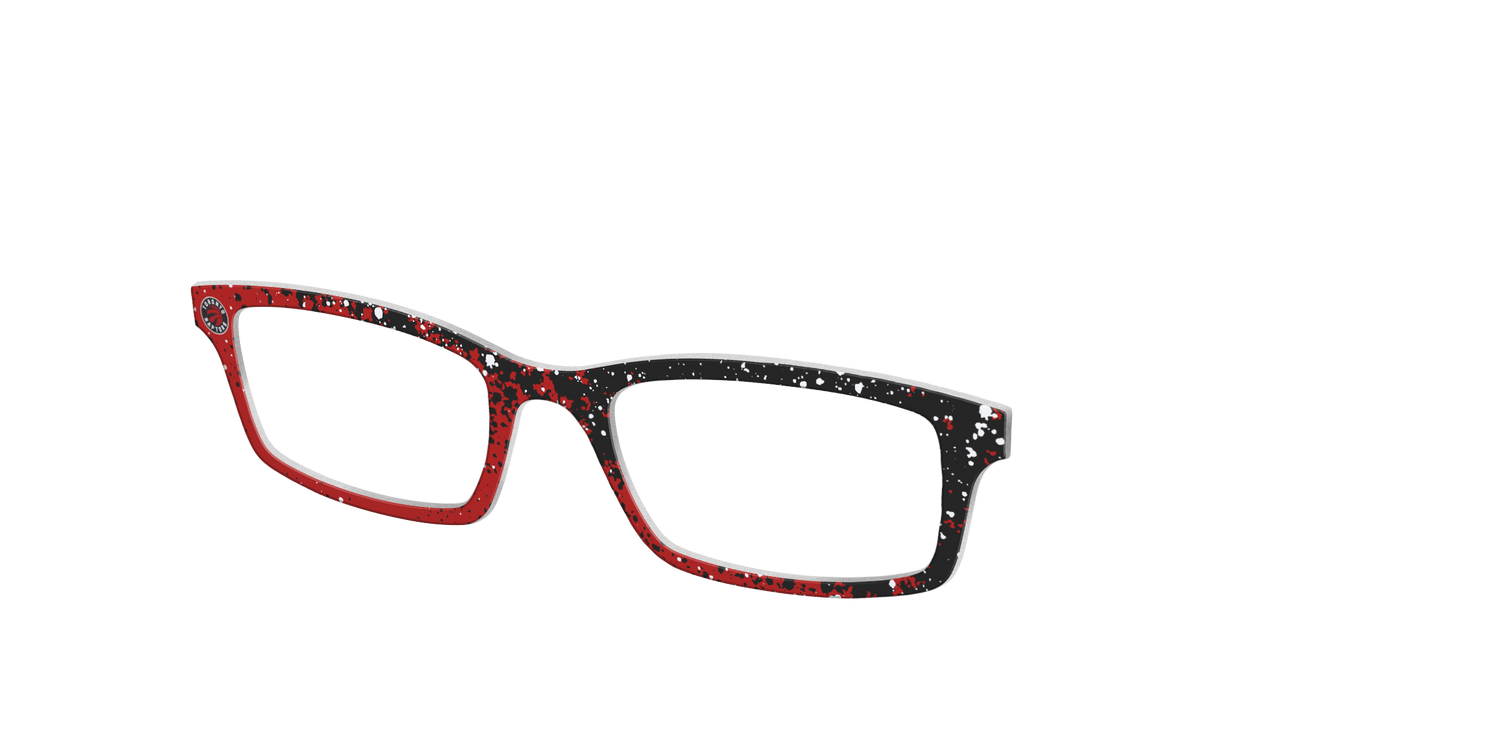 The Raptors Splatter - Angle Top Image - Pair Eyewear