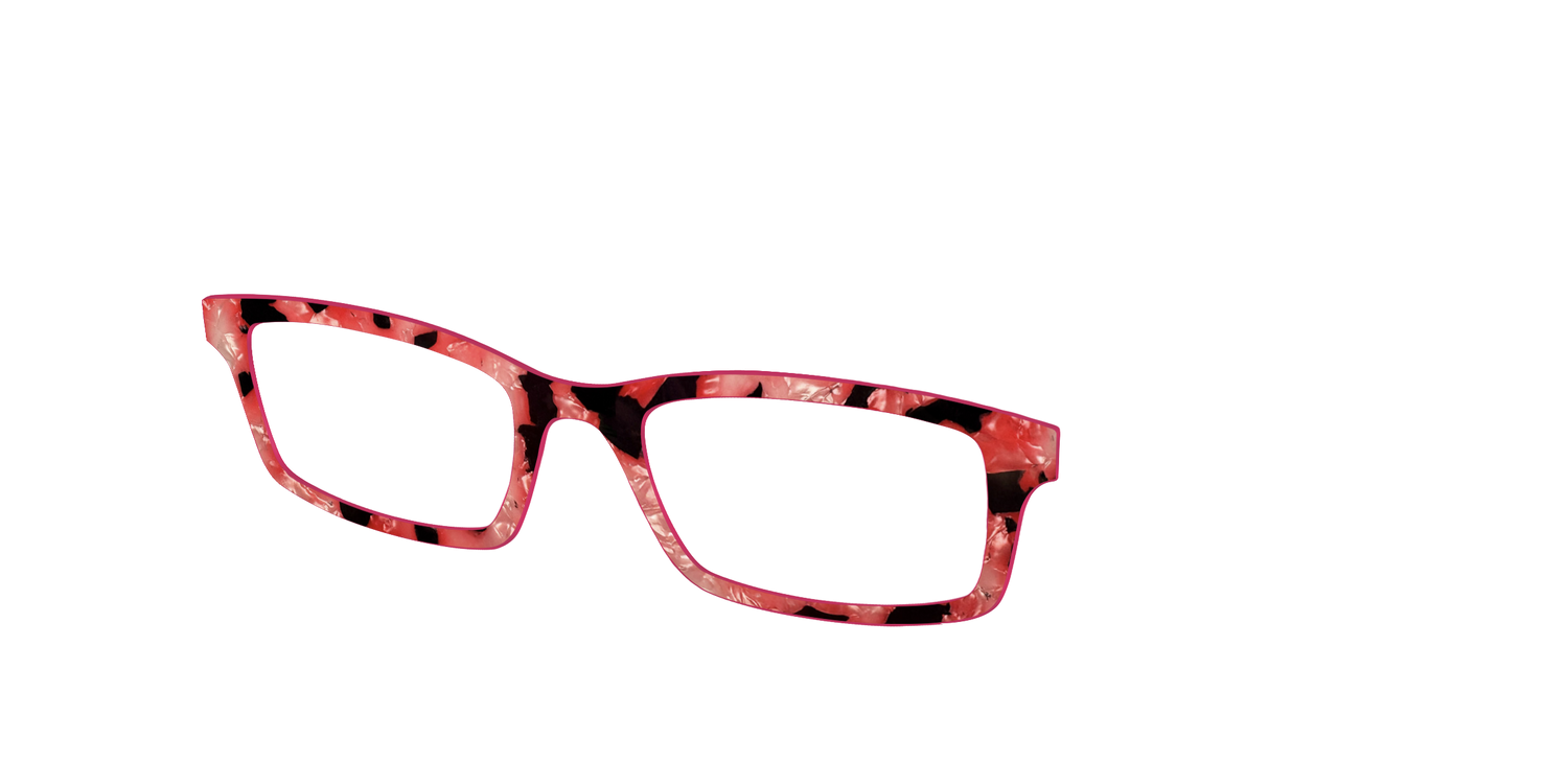 The Red Agate Pearl Tortoise - Angle Top Image - Pair Eyewear