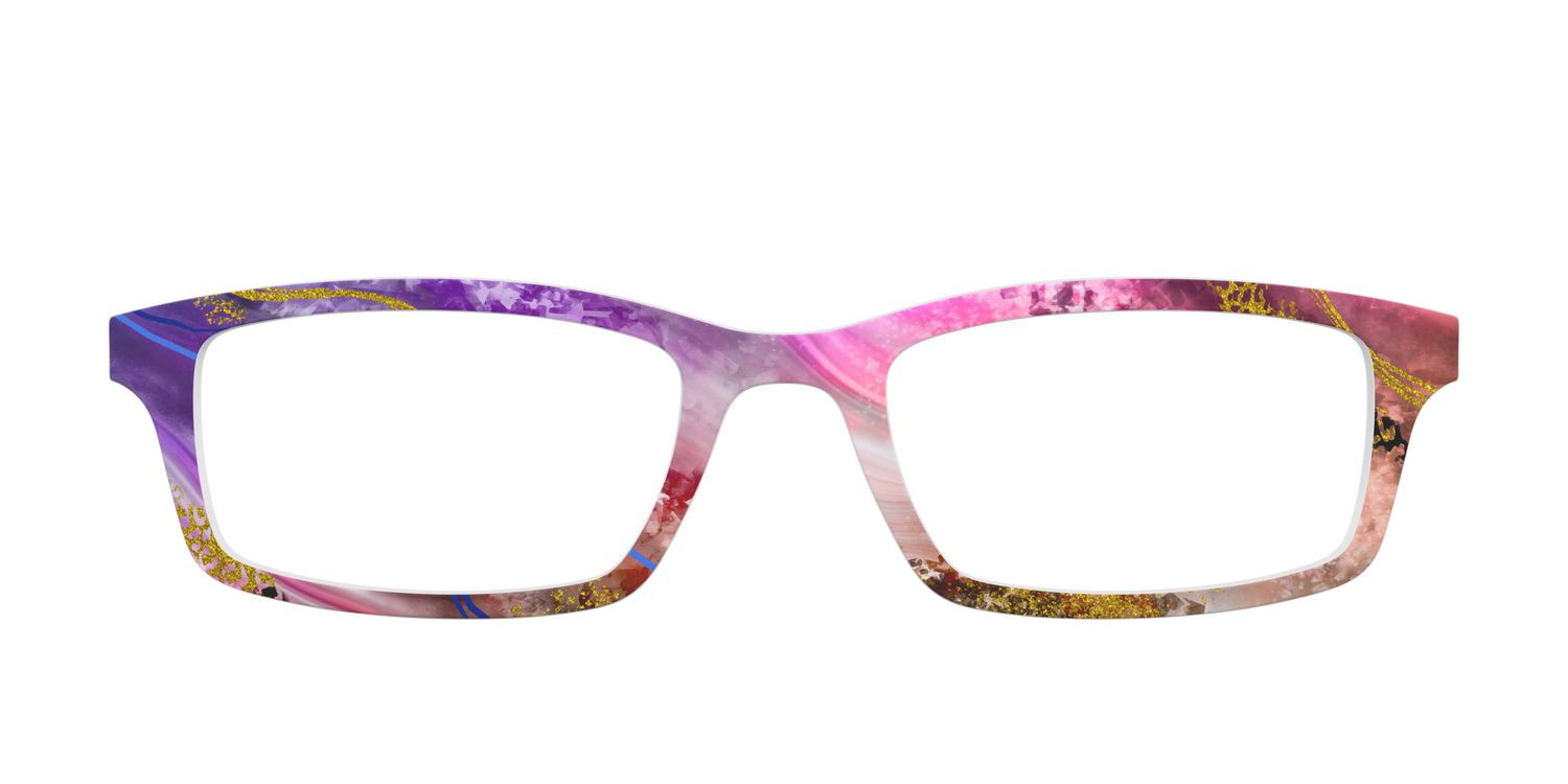 The Rose Quartz Crystal - Front Top Image - Pair Eyewear