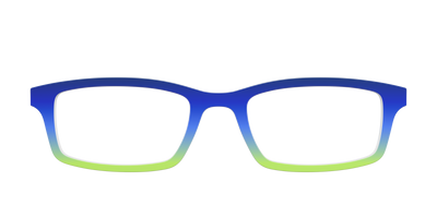 The Sapphire to Chartreuse Gradient - Front Top Thumbnail - Pair Eyewear