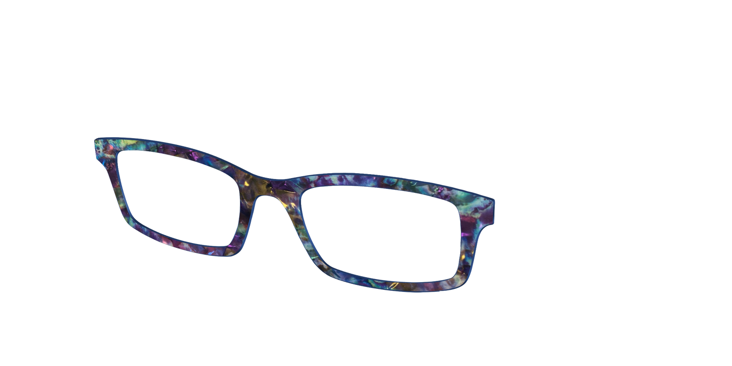 The Sea Violet Pearl Shell - Angle Top Image - Pair Eyewear