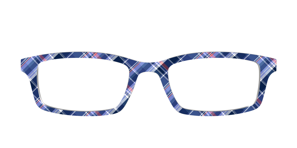 The Serene Plaid - Front Top Image - Pair Eyewear