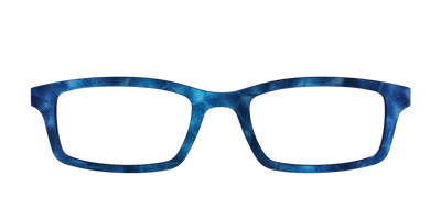 The Shimmering Cobalt Hexagons - Front Top Thumbnail - Pair Eyewear