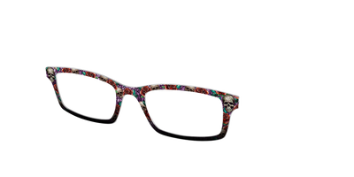 The Skull & Thorn Stained Glass - Angle Top Thumbnail - Pair Eyewear