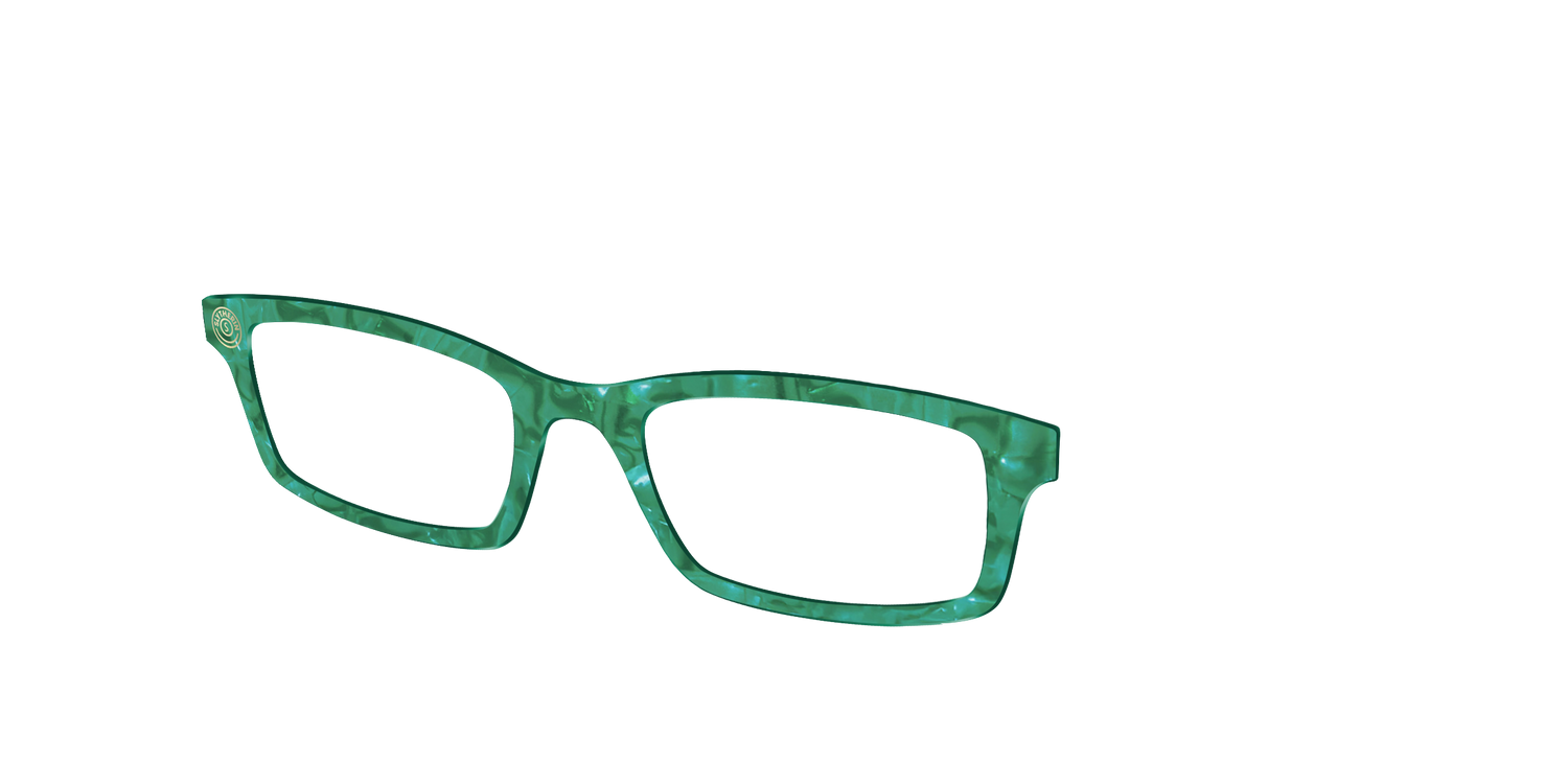 The Slytherin™ Pearl Tortoise - Angle Top Image - Pair Eyewear