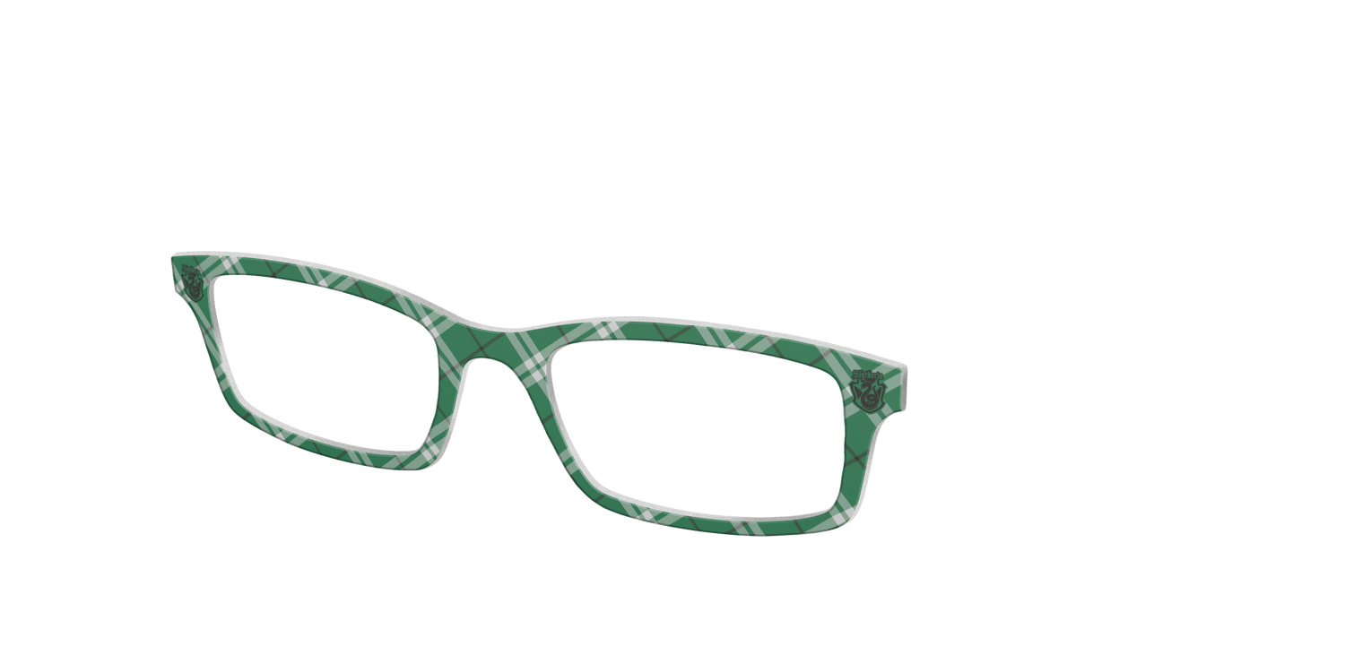 The Slytherin™ Plaid - Angle Top Image - Pair Eyewear