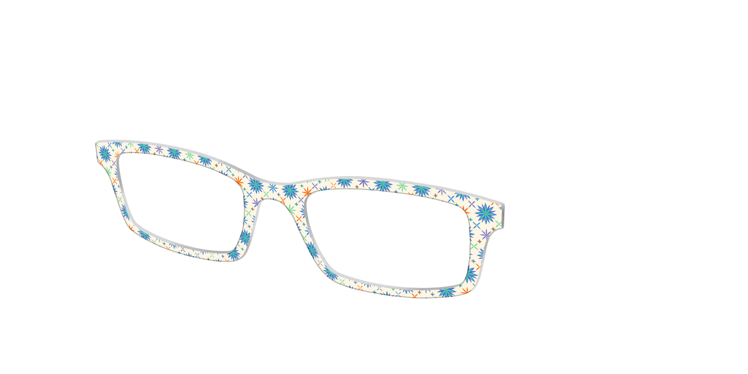 The Snowfall Medallion - Angle Top Image - Pair Eyewear
