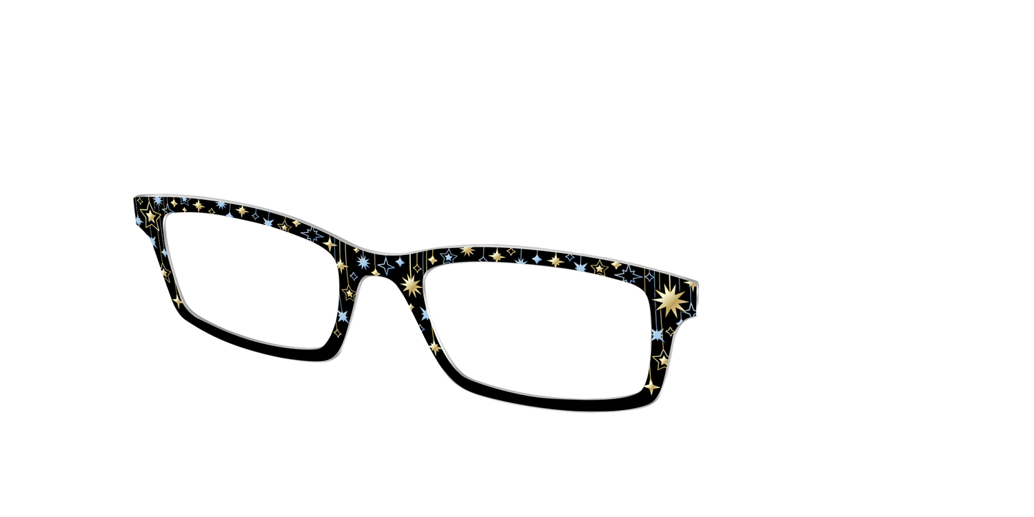 The Snowfall Starbursts - Angle Top Image - Pair Eyewear