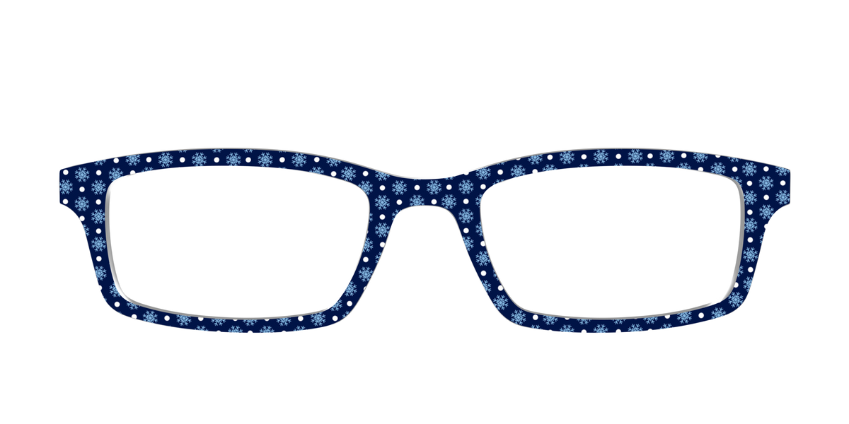 The Snowflake Polka Dot - Front Top Image - Pair Eyewear