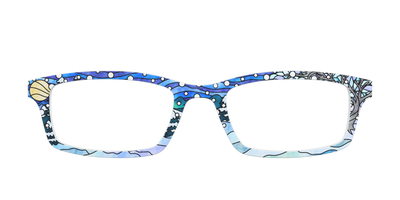 The Snowscape Stained Glass - Front Top Thumbnail - Pair Eyewear