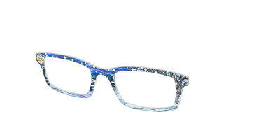 The Snowscape Stained Glass - Angle Top Thumbnail - Pair Eyewear