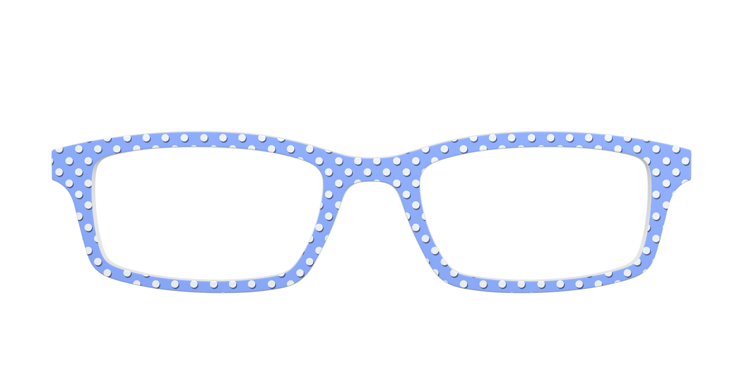 The Spring Polka Dots - Front Top Image - Pair Eyewear