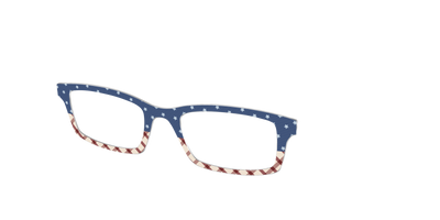 The Starry Gingham Split - Angle Top Thumbnail - Pair Eyewear
