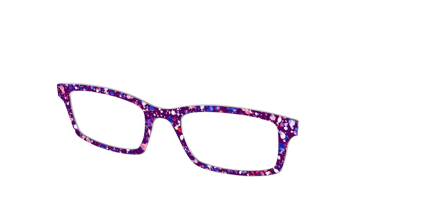 The Star-Spangled Splatter - Angle Top Image - Pair Eyewear