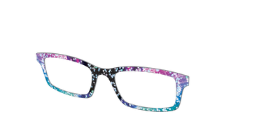 The Stella Nebula with Star Glitter - Angle Top Thumbnail - Pair Eyewear