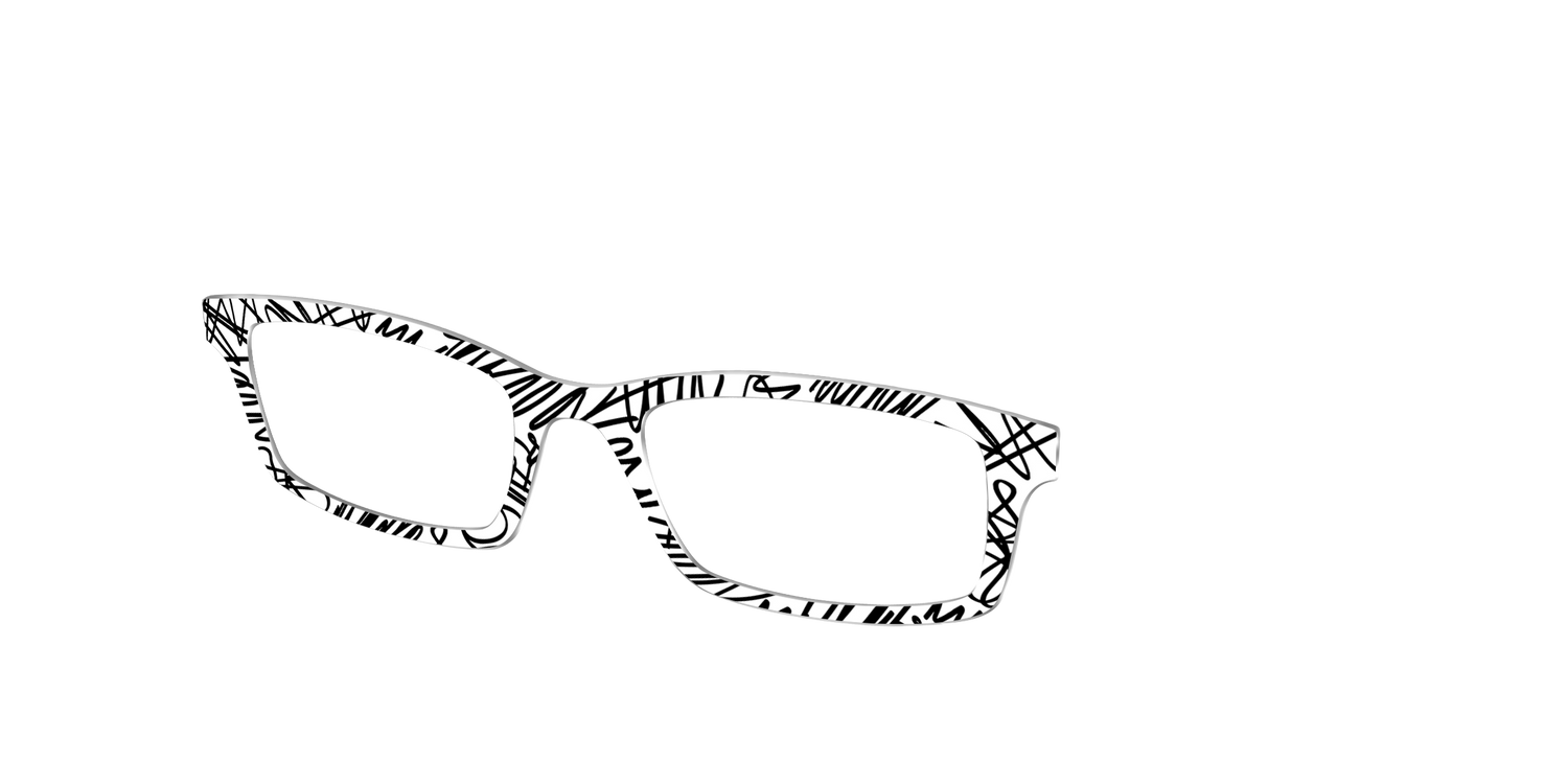The Stylish Scribble - Angle Top Image - Pair Eyewear