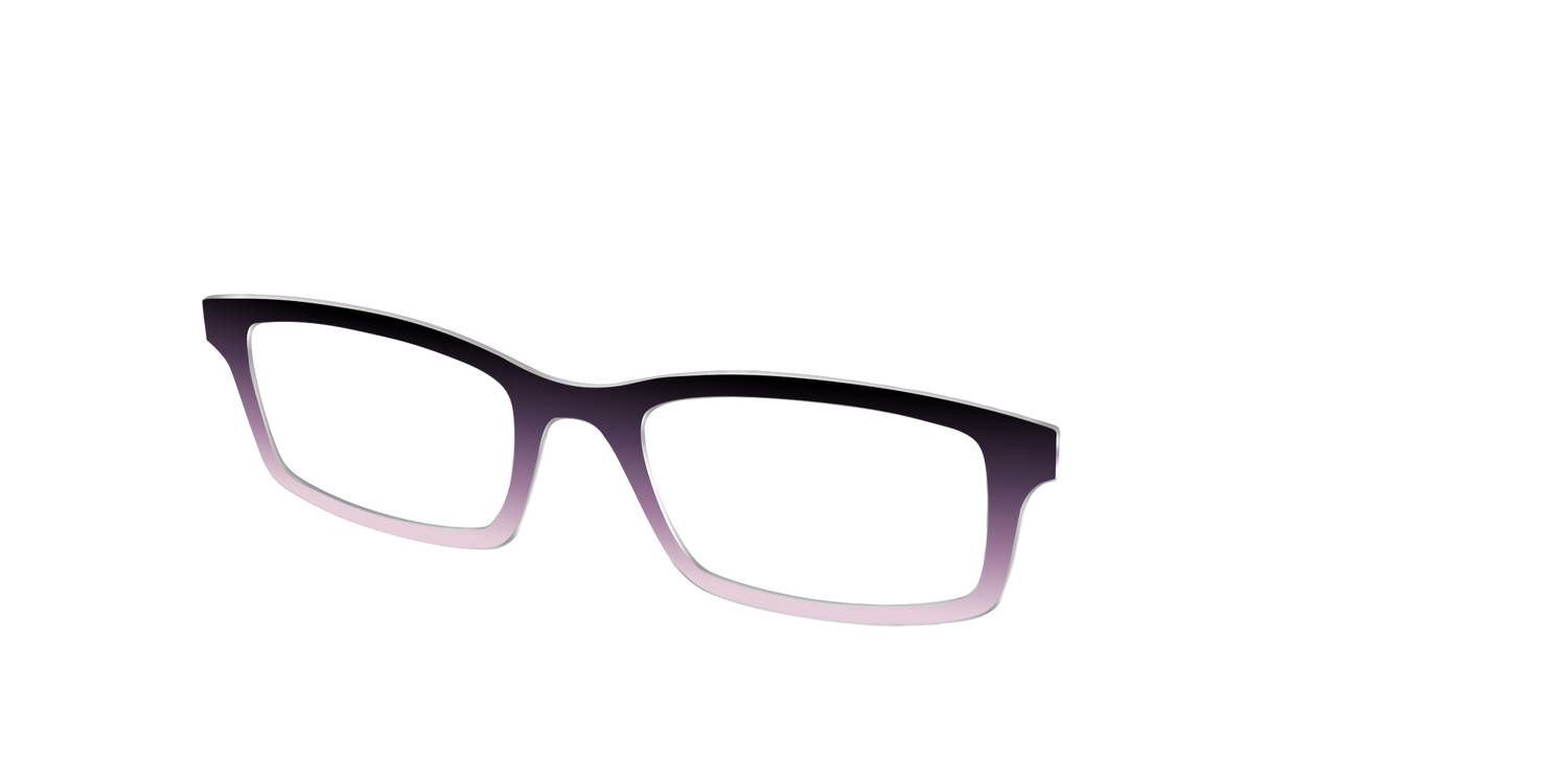 The Sugar Plum Gradient - Angle Top Image - Pair Eyewear