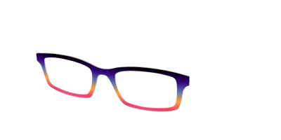 The Summer Sundown Gradient - Angle Top Thumbnail - Pair Eyewear