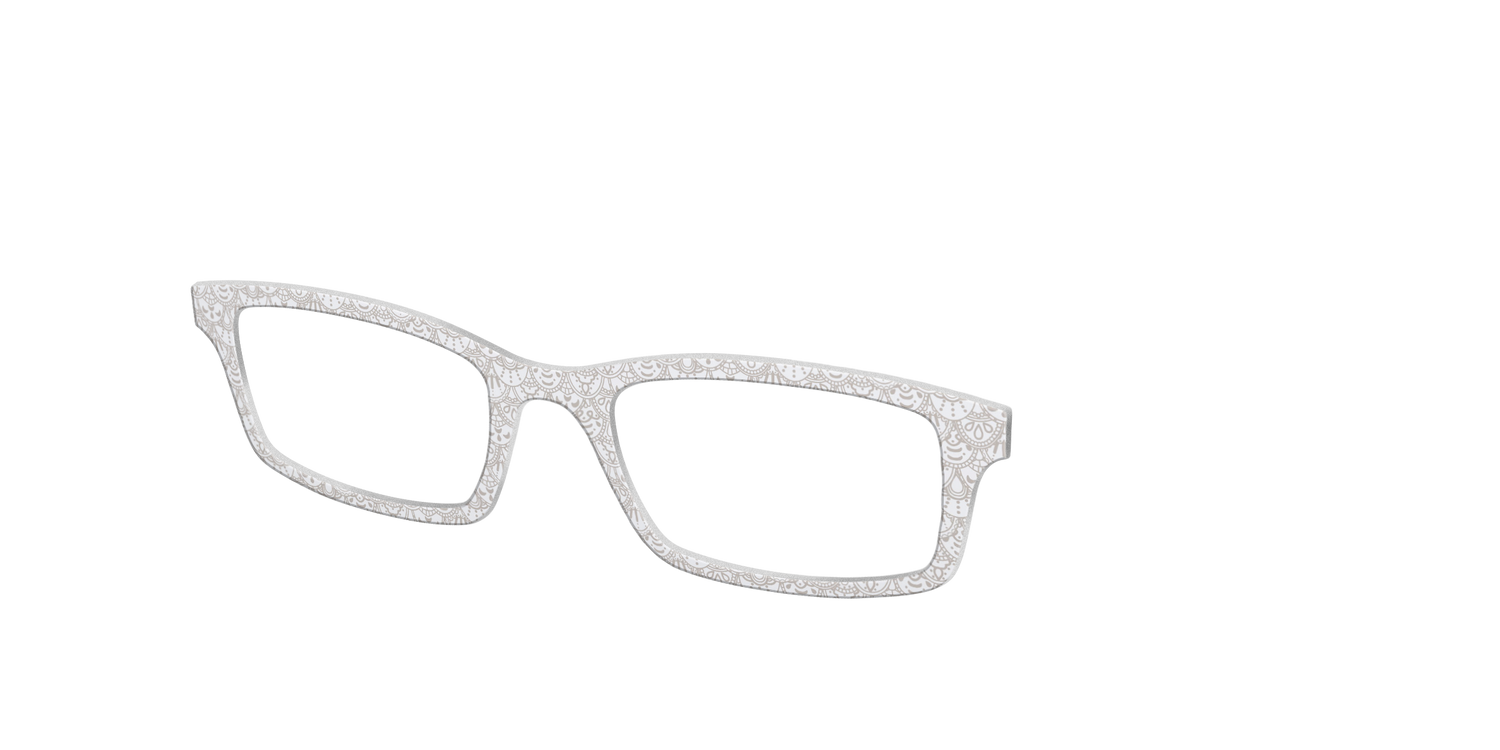 The Taupe Scallop Lace - Angle Top Image - Pair Eyewear