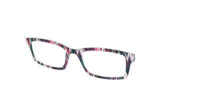 The Teal Ikat - Angle Top Thumbnail - Pair Eyewear