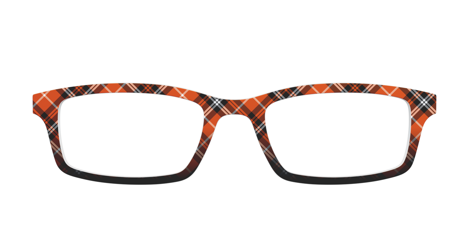 The Trick-or-Treat Plaid - Front Top Image - Pair Eyewear