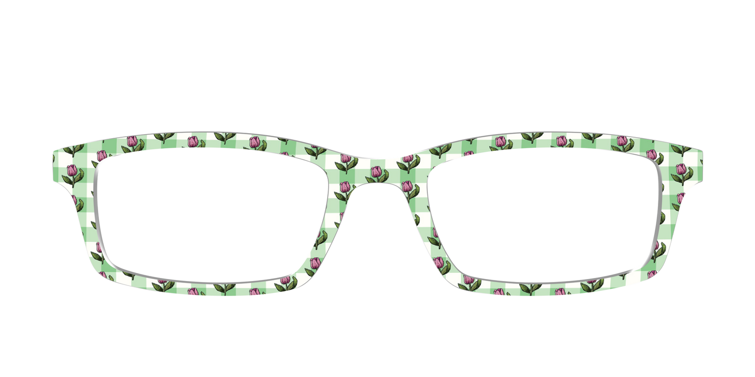The Tulip Gingham - Front Top Image - Pair Eyewear
