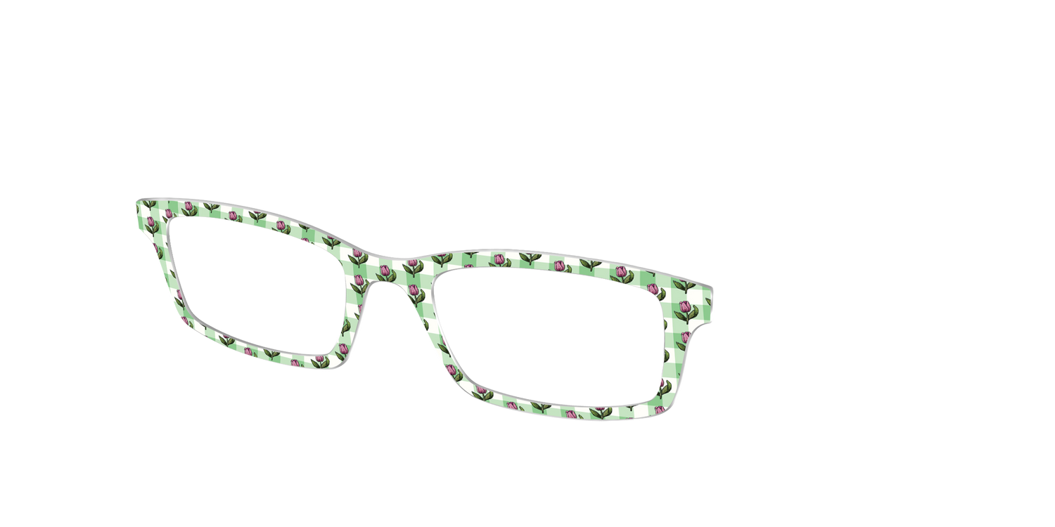 The Tulip Gingham - Angle Top Image - Pair Eyewear
