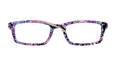 The Vaporwave Marble with Star Glitter - Front Top Thumbnail - Pair Eyewear