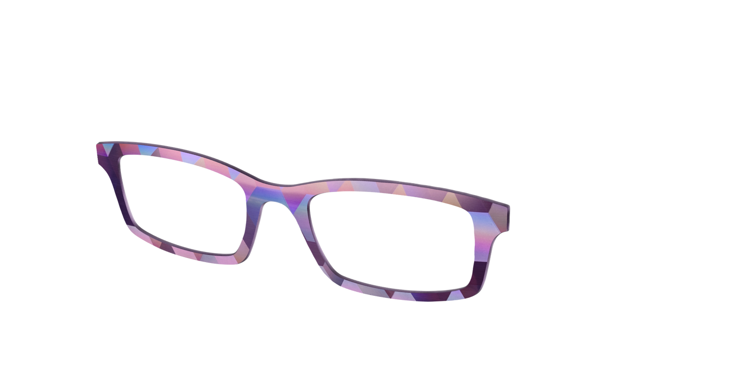 The Violet Rhombus - Angle Top Image - Pair Eyewear