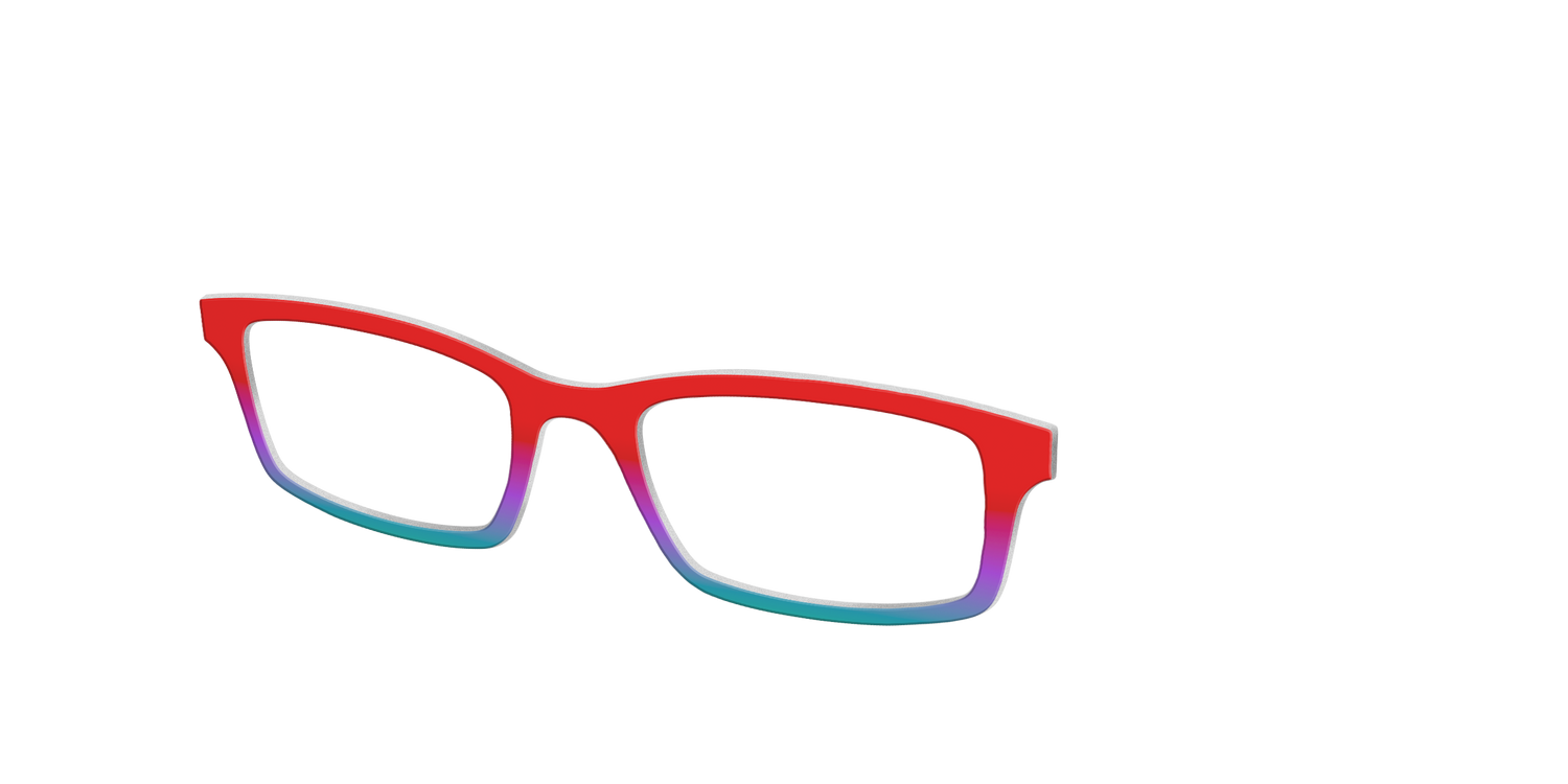 The Western Sunset Gradient - Angle Top Image - Pair Eyewear