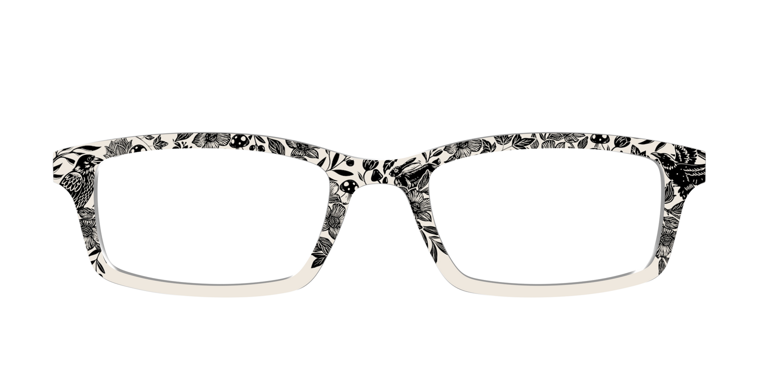The Woodcut Raven - Front Top Image - Pair Eyewear