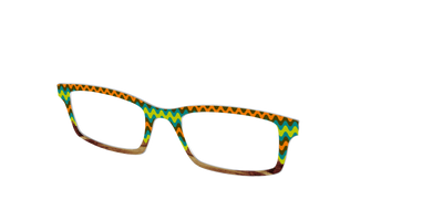 The Woodgrain Waves - Angle Top Thumbnail - Pair Eyewear