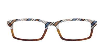 The Wood Split Plaid - Front Top Thumbnail - Pair Eyewear