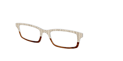 The Woven Wood Split - Angle Top Thumbnail - Pair Eyewear