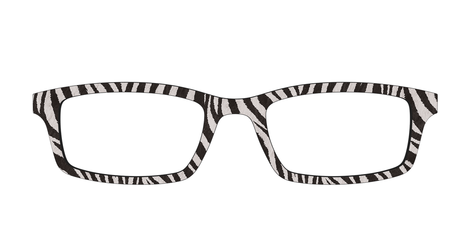 The Zebra Stripes - Front Top Image - Pair Eyewear