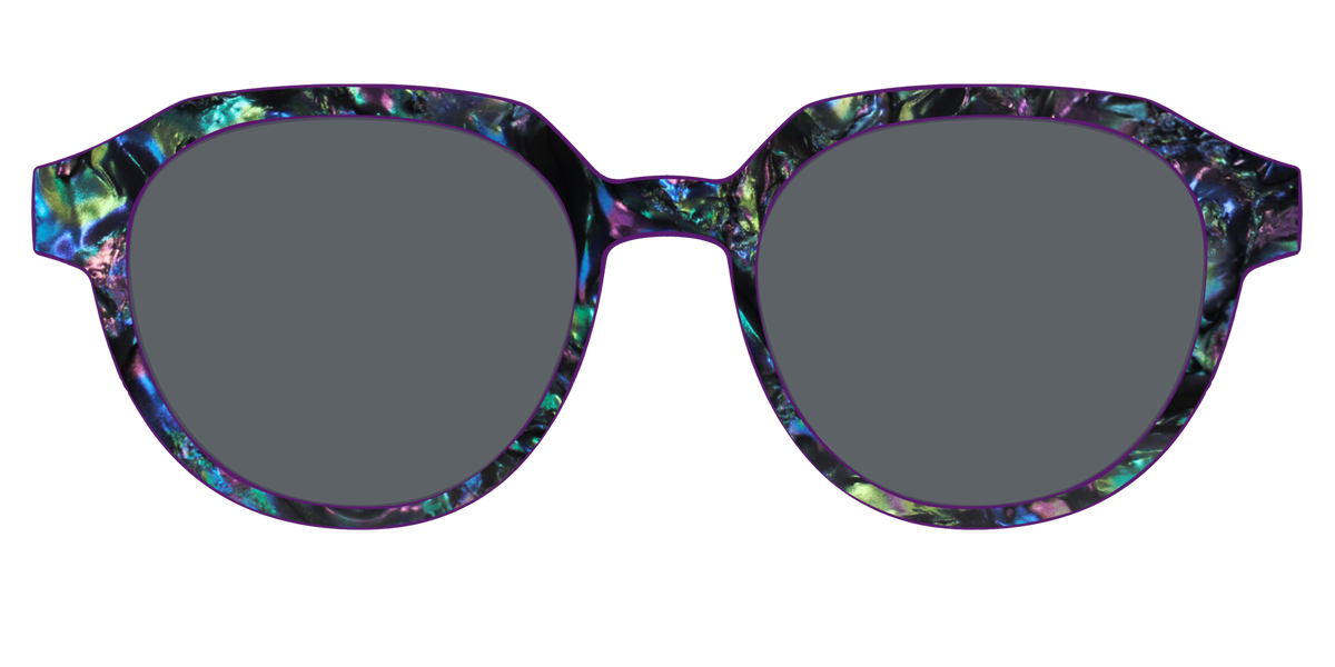 The Polarized Abalone Sun Top - Front Top Image - Pair Eyewear