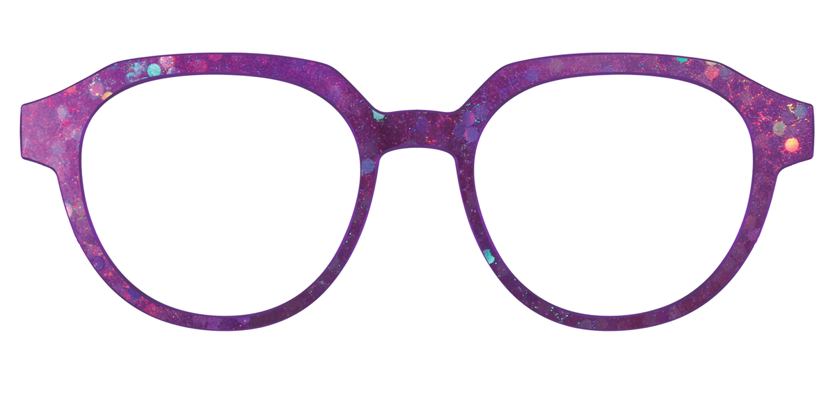 The Berry Jam Hexagons - Front Top Image - Pair Eyewear