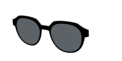 The Non-Polarized Black Sun Top - Angle Top Thumbnail - Pair Eyewear