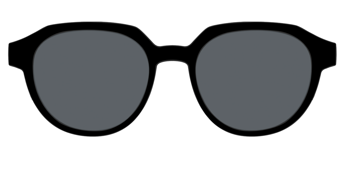 The Polarized Black Sun Top - Front Top Image - Pair Eyewear