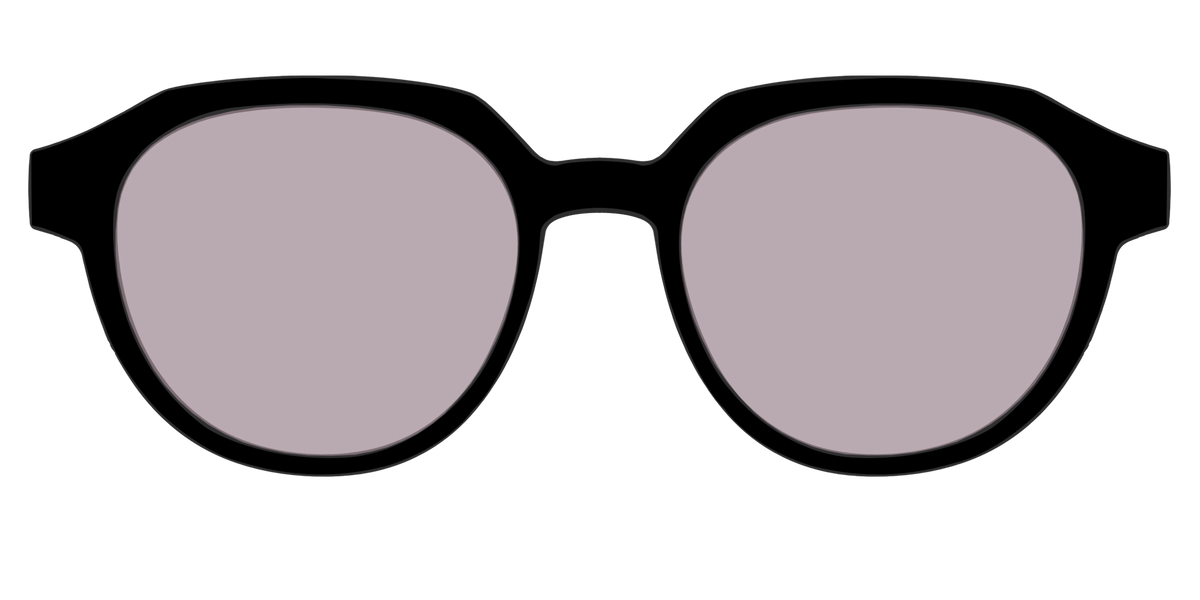 The Black with Gray Gaming lens - Front Top Image - Pair Eyewear