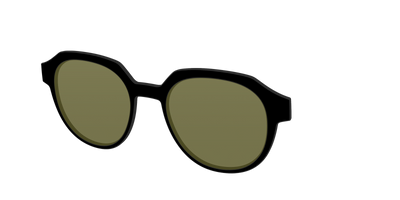 The Black with Green Racquet Sport lens - Angle Top Thumbnail - Pair Eyewear