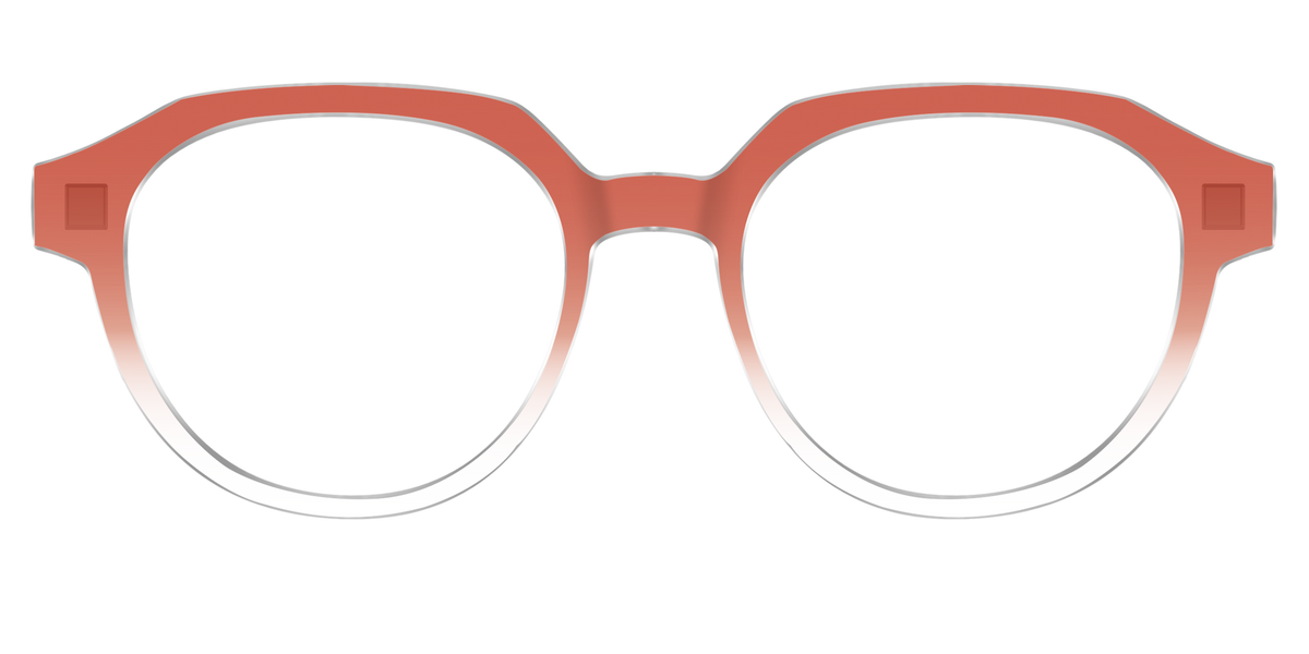 The Burnt Orange Gradient Crystal - Front Top Image - Pair Eyewear