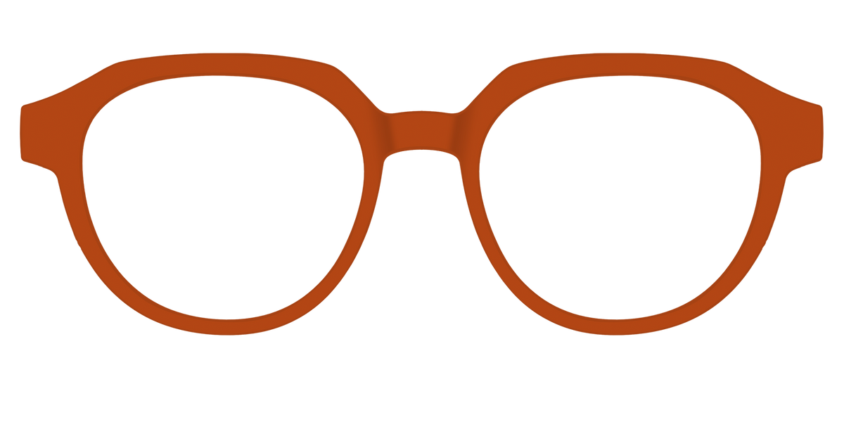 The Burnt Orange - Front Top Image - Pair Eyewear