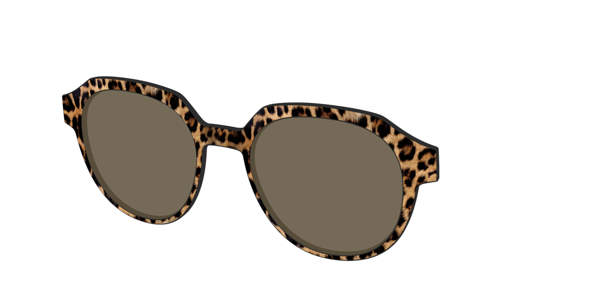 The Polarized Cheetah Spots Sun Top - Angle Top Image - Pair Eyewear