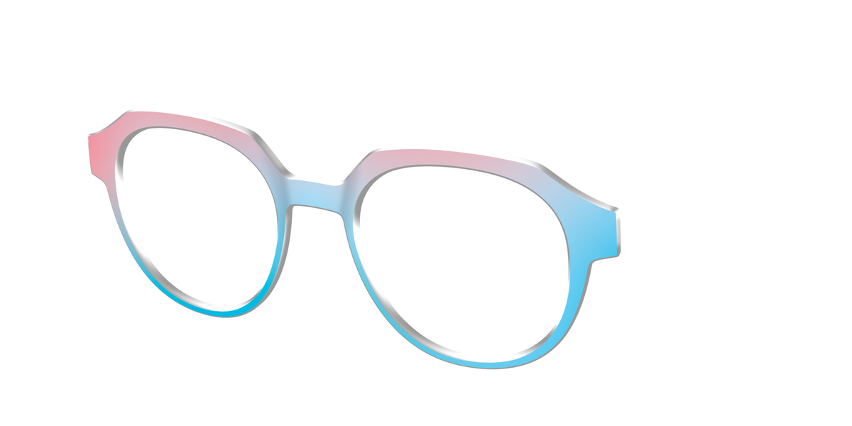 The Daybreak Ombre - Angle Top Image - Pair Eyewear