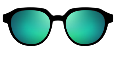 The Polarized Green Reflective Sun Top - Front Top Thumbnail - Pair Eyewear