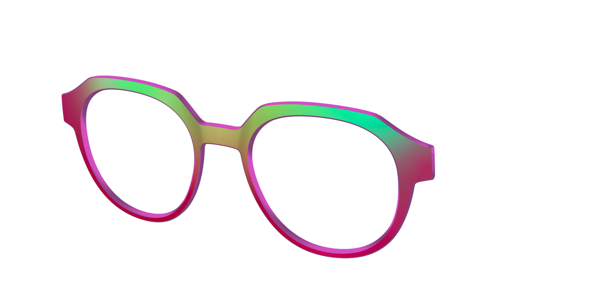 The Guava Ombre - Angle Top Image - Pair Eyewear
