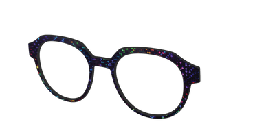 The Holographic Dots - Angle Top Thumbnail - Pair Eyewear