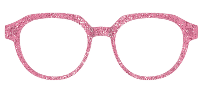 The Hot Pink Sparkle - Front Top Thumbnail - Pair Eyewear