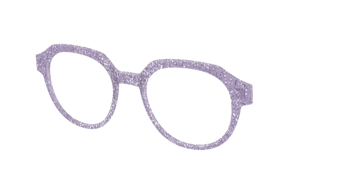 The Lavender Sparkle - Angle Top Image - Pair Eyewear